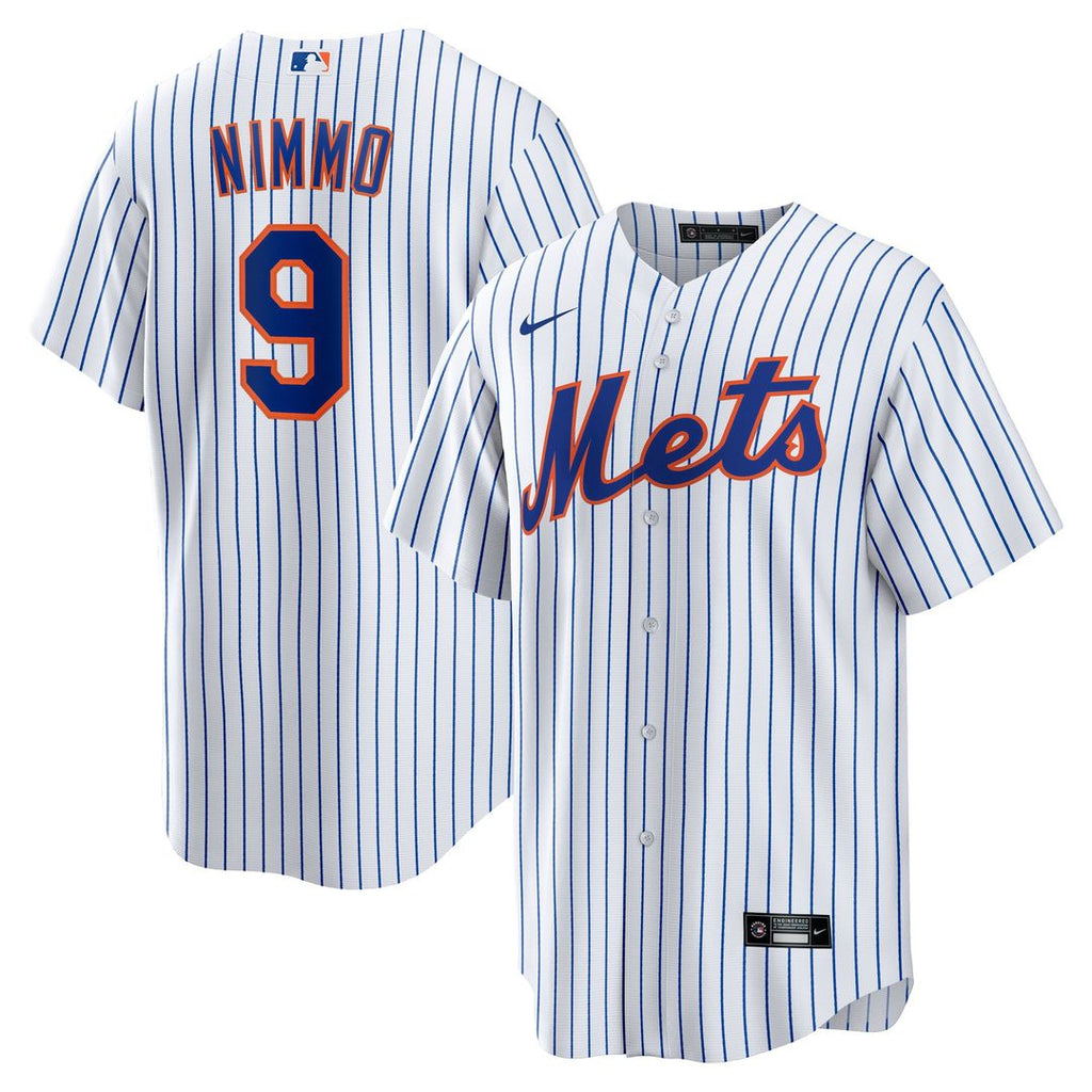 New York Mets Brandon Nimmo Home Replica Jersey — White