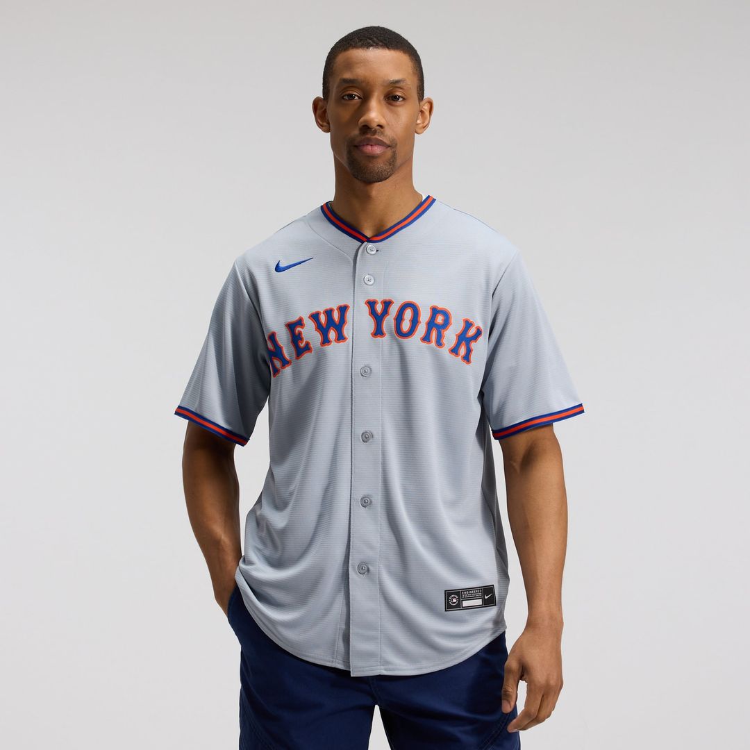 New York Mets Juan Soto Road Replica Jersey — Gray