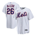 New York Mets Nolan McLean Home Replica Jersey — White