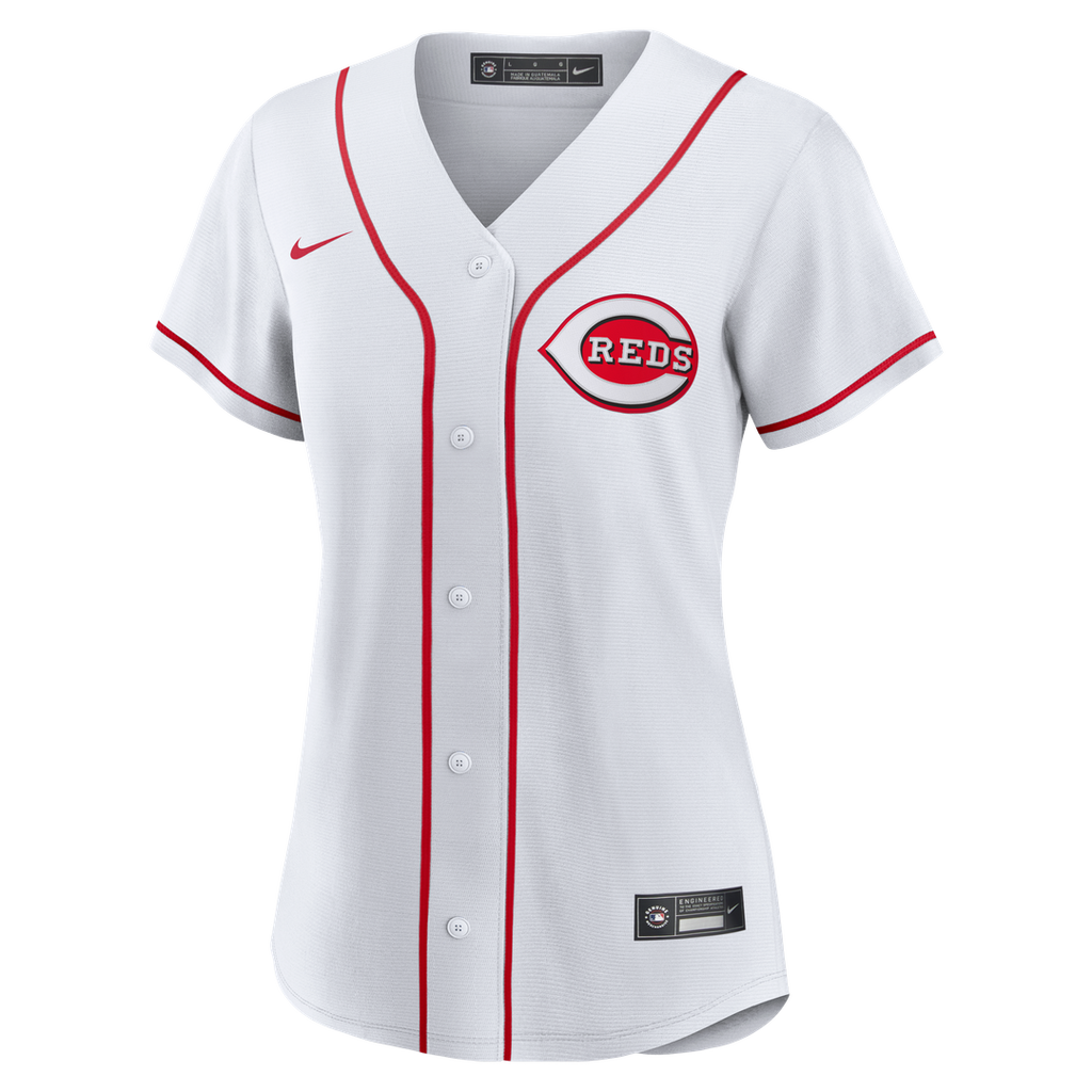 Cincinnati Reds Eugenio Suárez Women's Home Replica Jersey — White