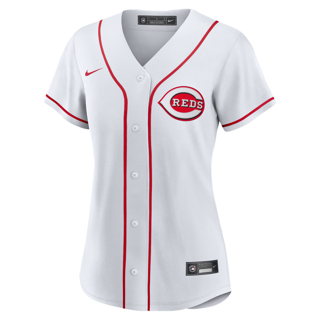 Cincinnati Reds Eugenio Suárez Women's Home Replica Jersey — White