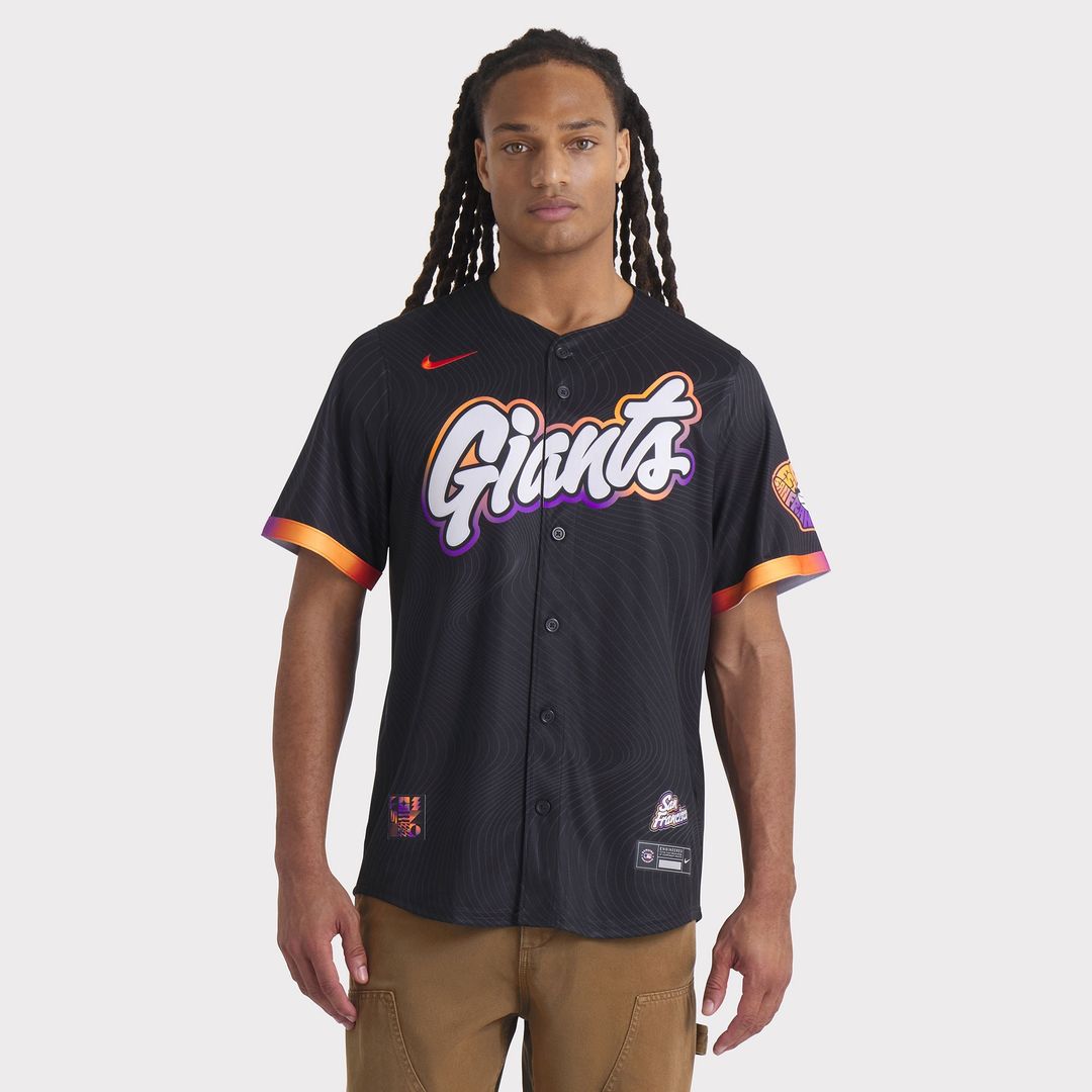 San Francisco Giants 2025 City Connect Limited Jersey — Anthracite