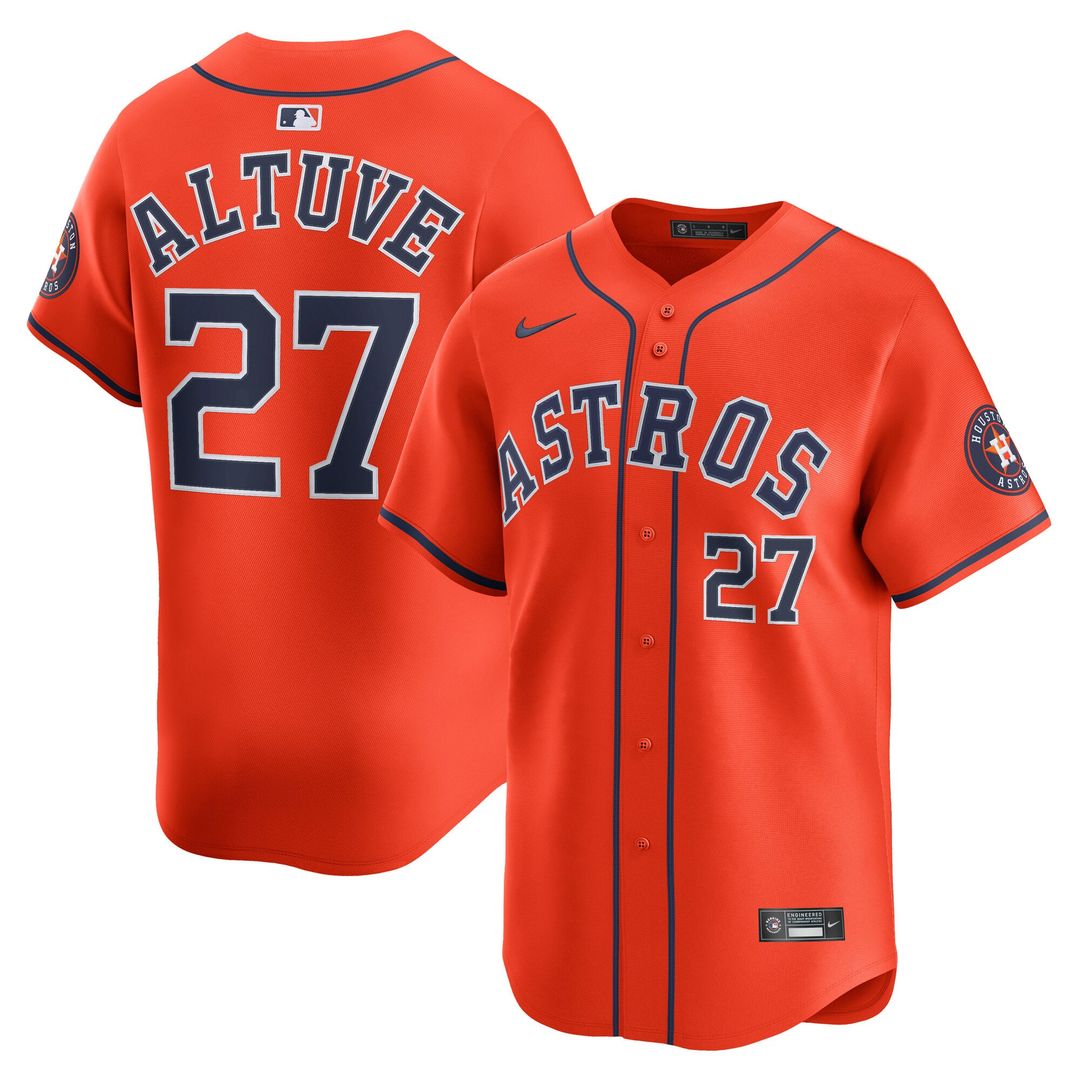 Houston Astros Jose Altuve Home Limited Jersey — White