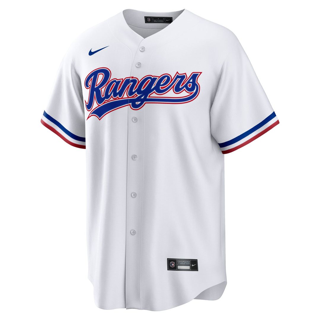 Texas Rangers Josh Smith Home Replica Jersey — White