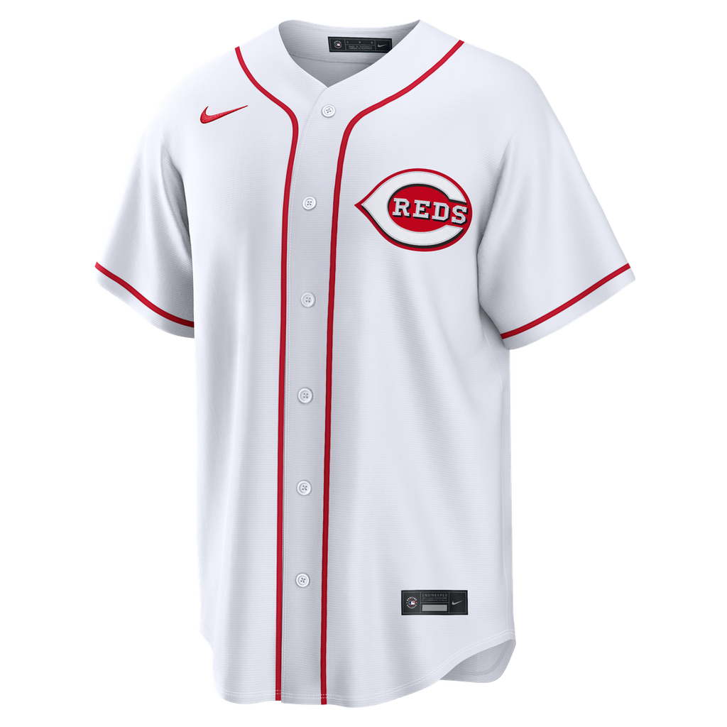 Cincinnati Reds Elly De La Cruz Home Replica Jersey — White
