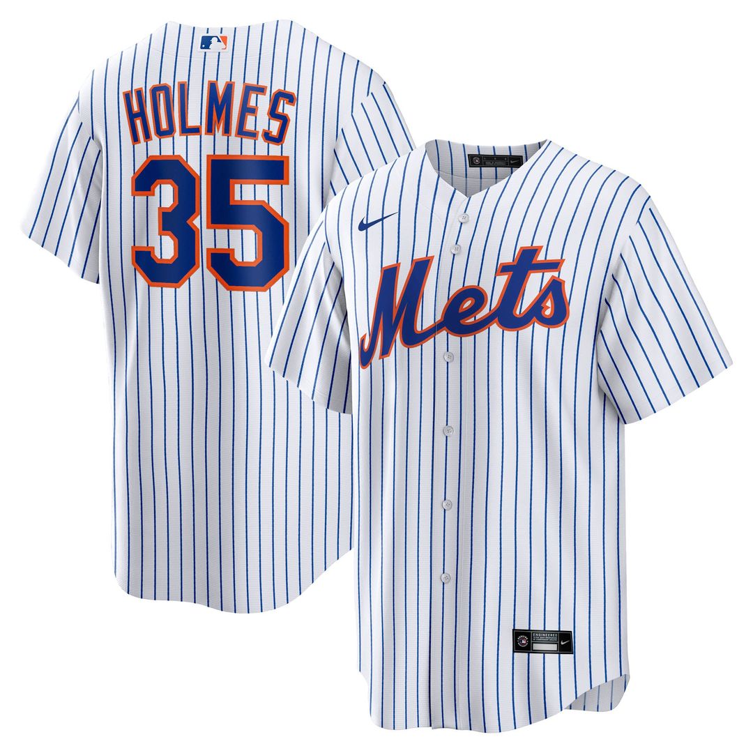 New York Mets Clay Holmes Home Replica Jersey — White
