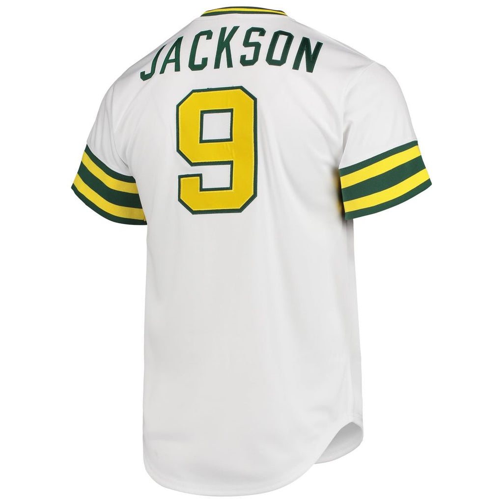 Athletics Reggie Jackson 1972 Cooperstown Authentic Jersey — White