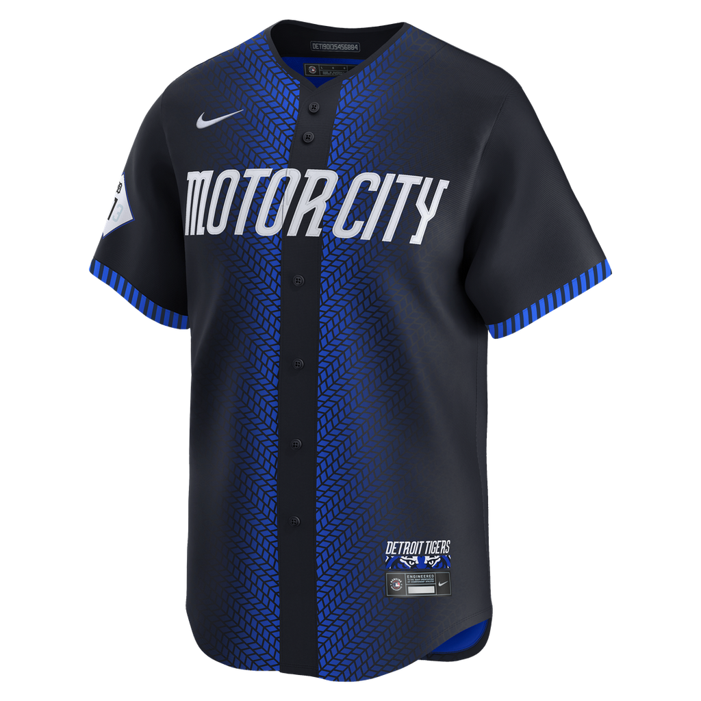 Detroit Tigers City Connect Limited Jersey — Blue