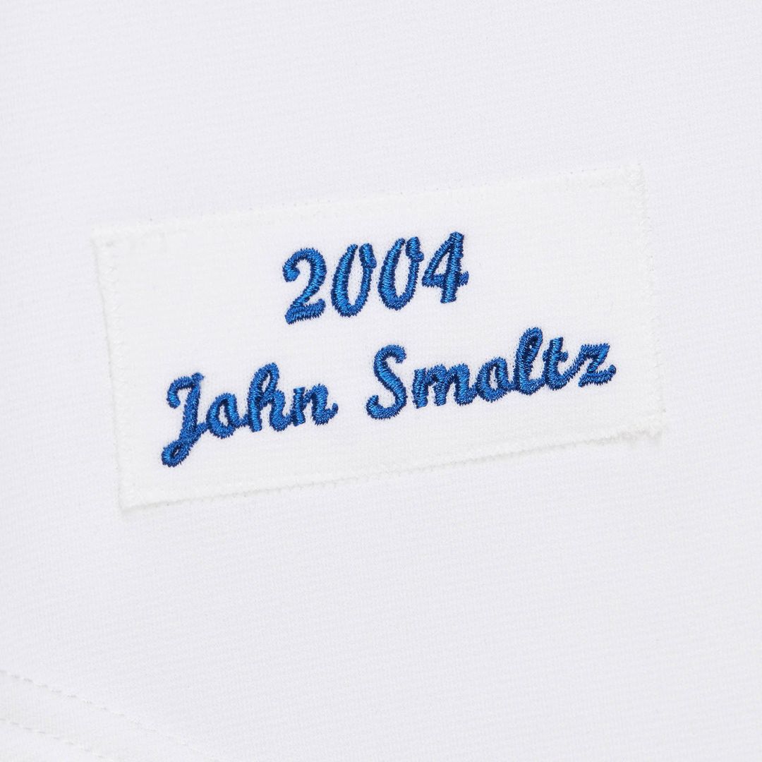 Atlanta Braves John Smoltz 2004 Cooperstown Authentic Throwback Jersey — White