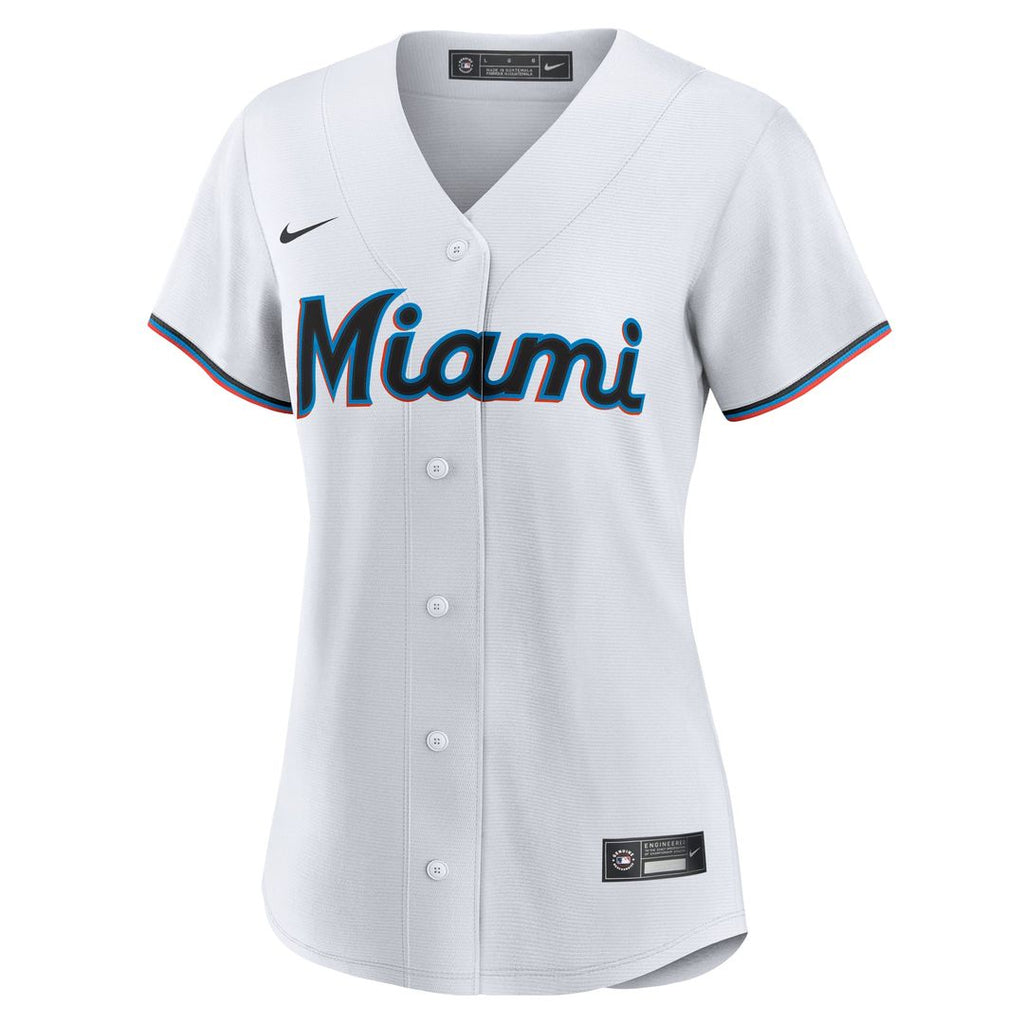 Miami Marlins Griffin Conine Women's Home Replica Jersey — White