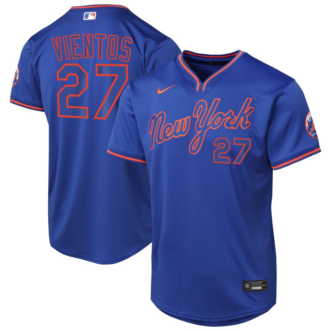 New York Mets Mark Vientos Youth Alternate 2 Limited Jersey — Royal