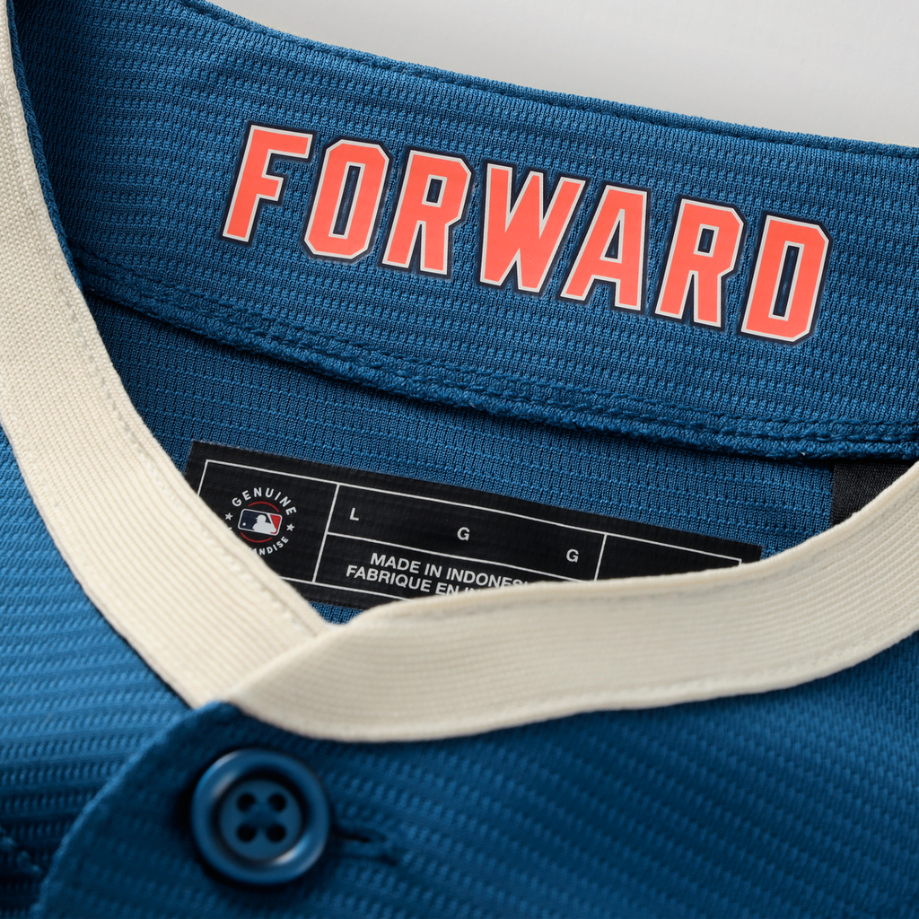 Milwaukee Brewers Brandon Woodruff 2026 City Connect Stadium Jersey — Mineral Blue
