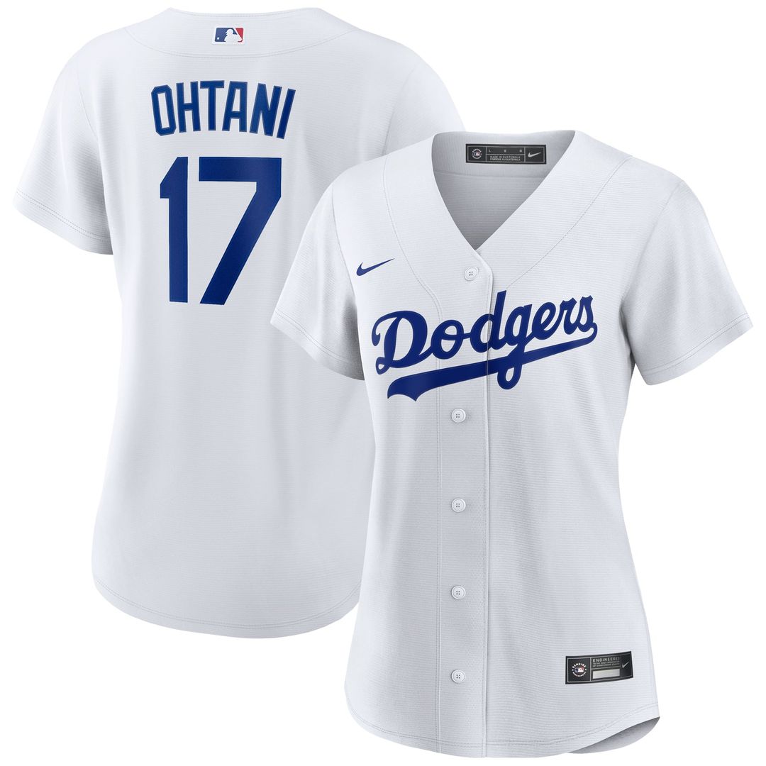 Los Angeles Dodgers Shohei Ohtani Women's Home Replica Jersey — White