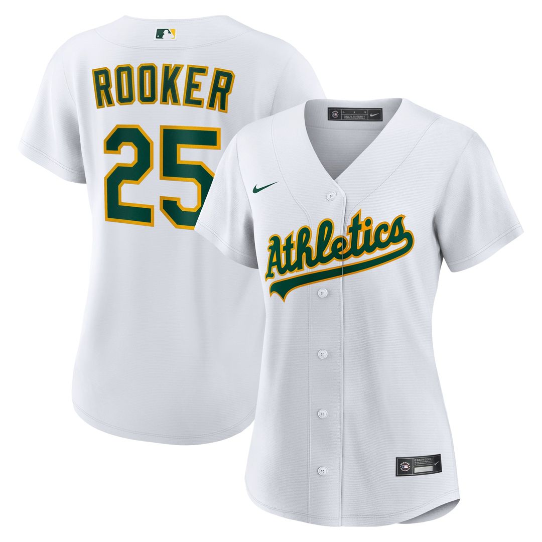 Athletics Brent Rooker Women's Home Replica Jersey — White