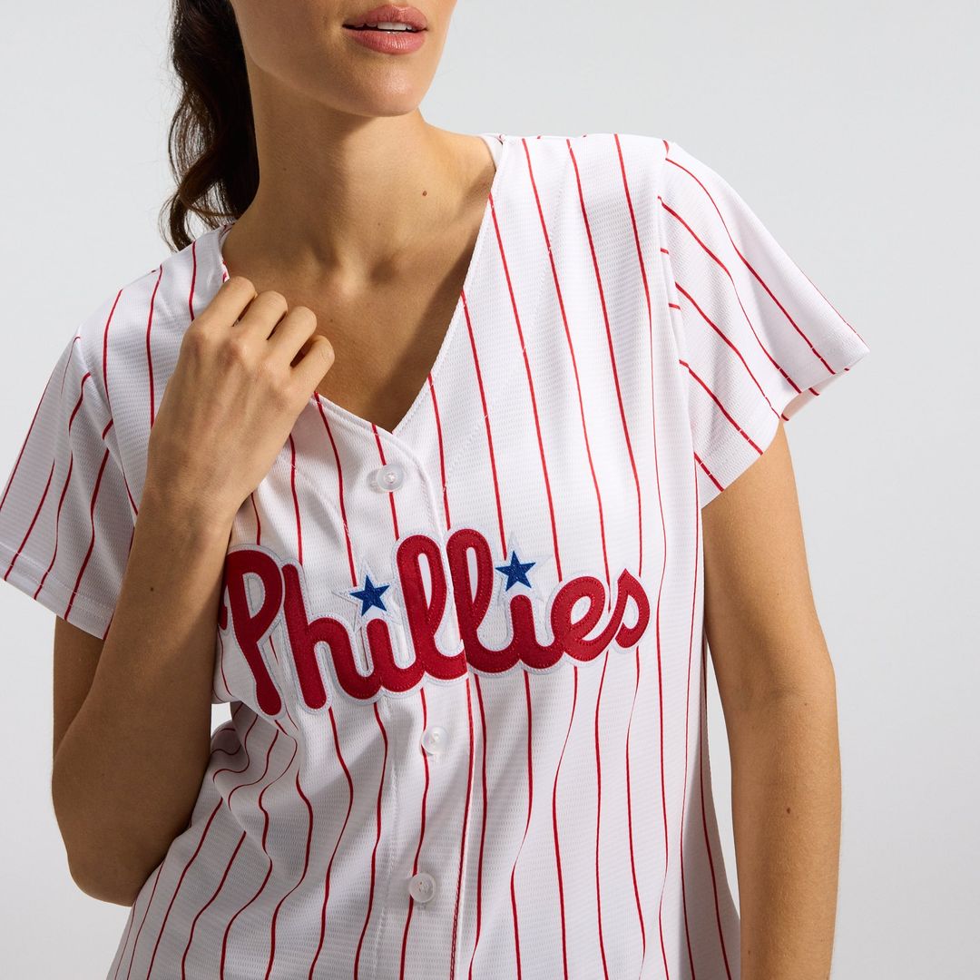 Philadelphia Phillies Women's Home Replica Team Jersey — White