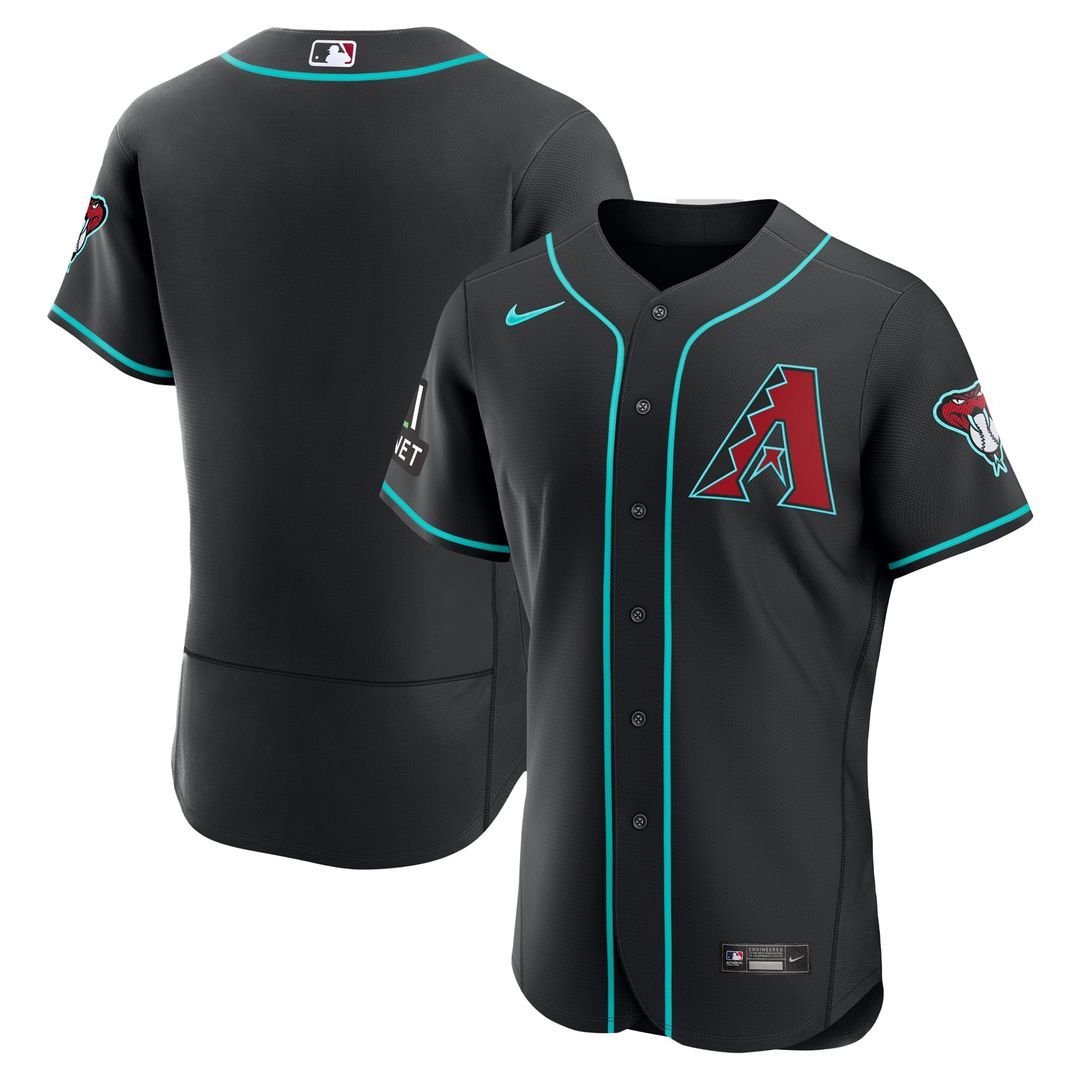 Arizona Diamondbacks Alternate Authentic Jersey — Black