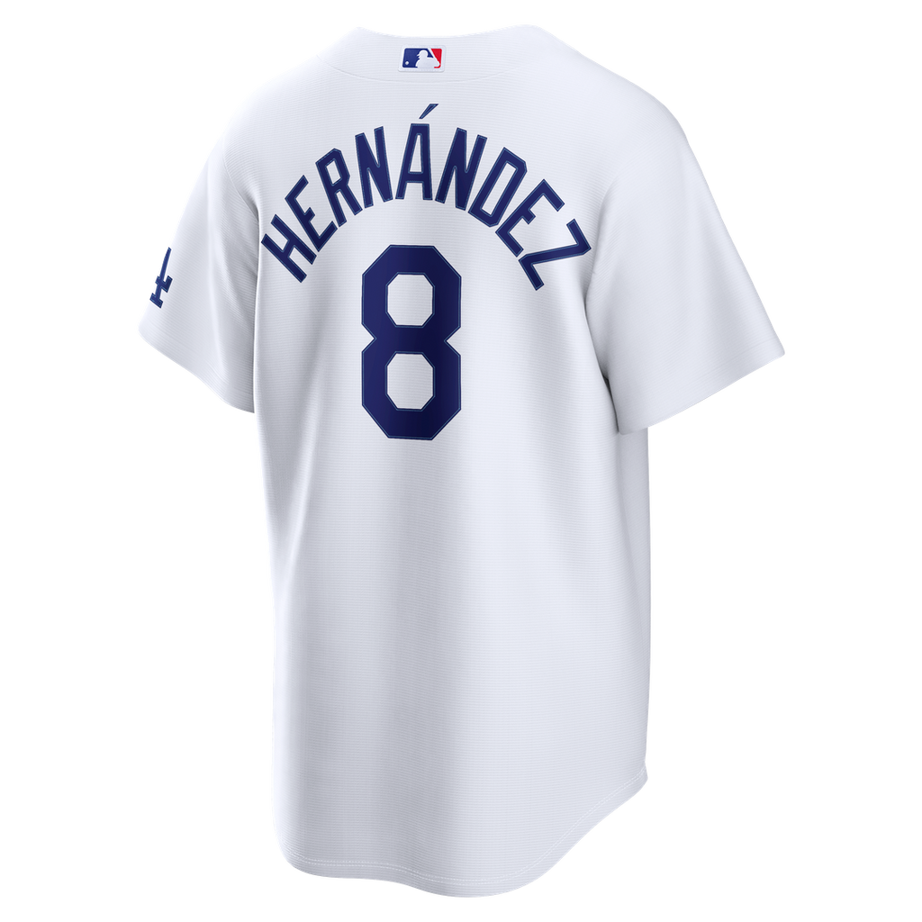 Los Angeles Dodgers Enrique Hernández Home Stadium Jersey — White