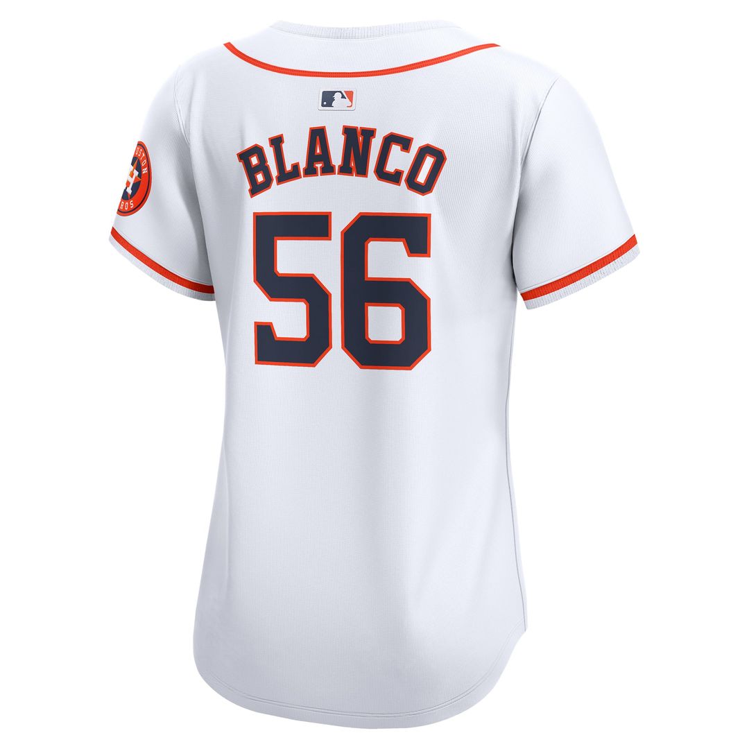 Houston Astros Ronel Blanco Women's Home Limited Jersey — White