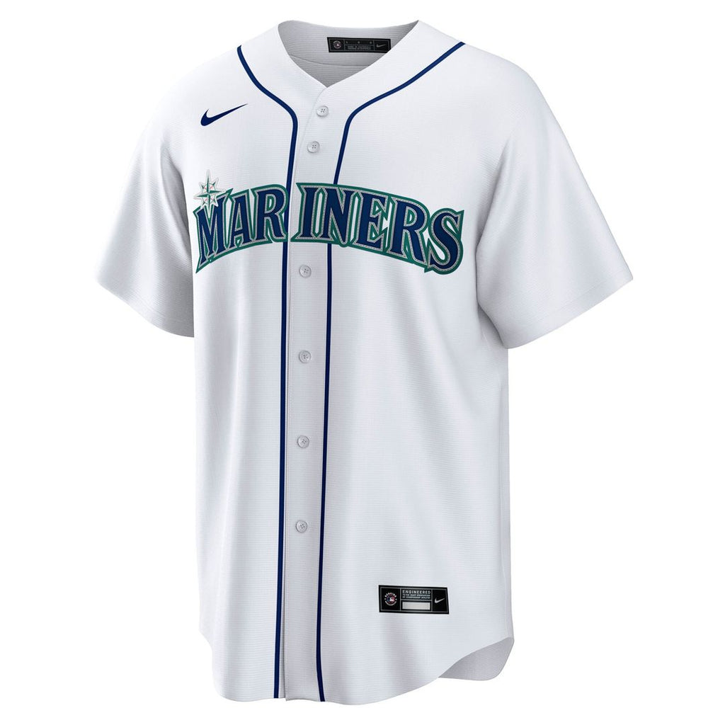 Seattle Mariners Cal Raleigh Home Replica Jersey — White