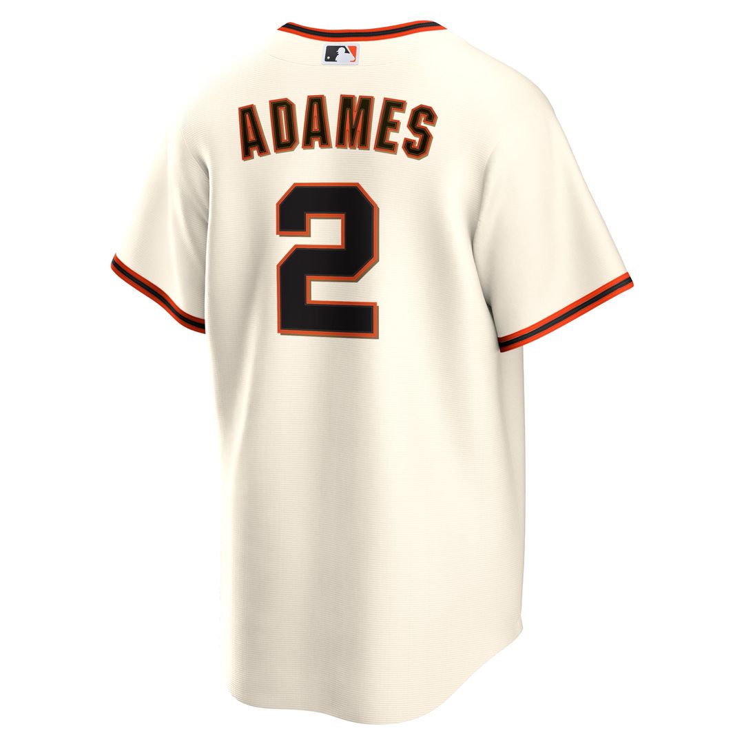 San Francisco Giants Willy Adames Home Replica Jersey — Cream