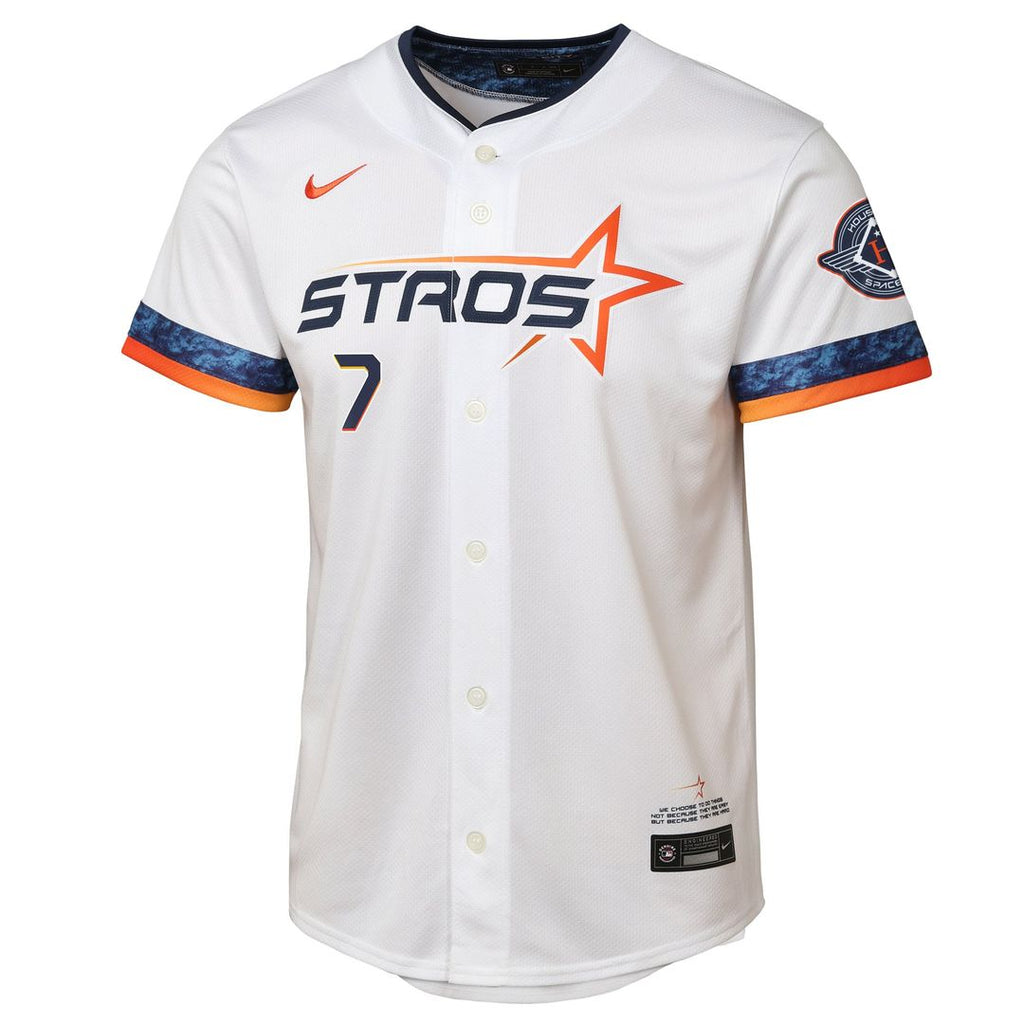 Houston Astros Craig Biggio Youth 2025 City Connect Limited Jersey — White