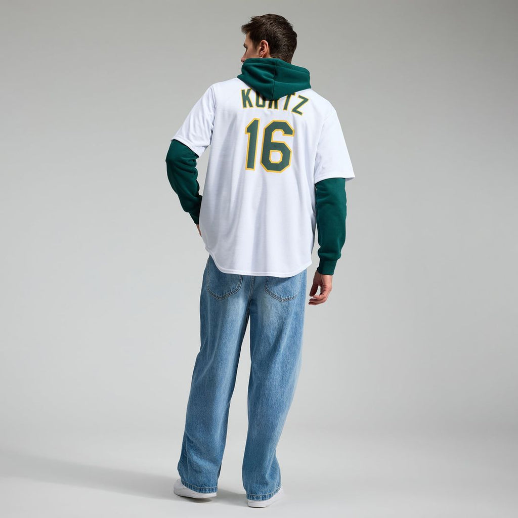 Athletics Nick Kurtz Home Replica Jersey — White
