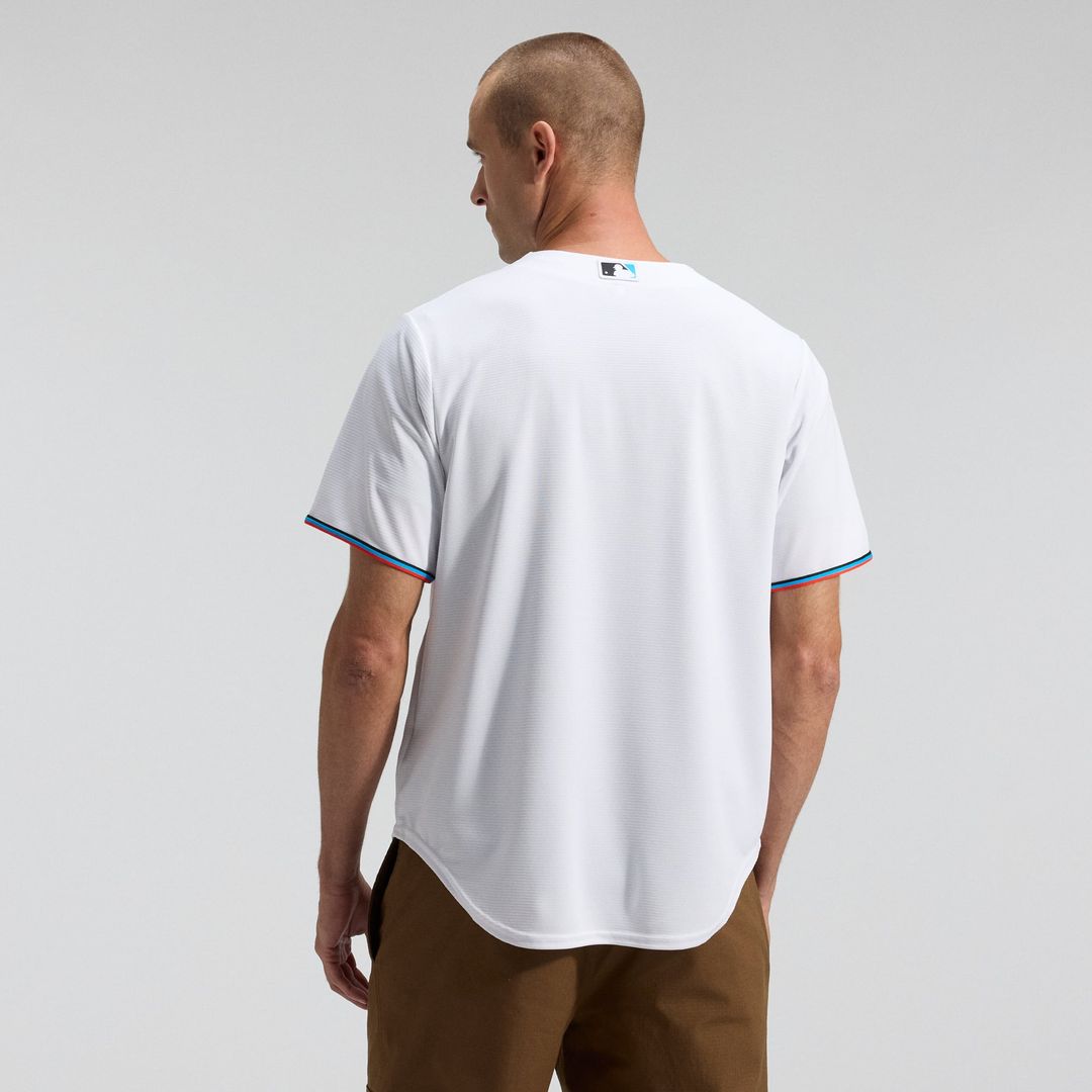 Miami Marlins Home Replica Team Jersey — White