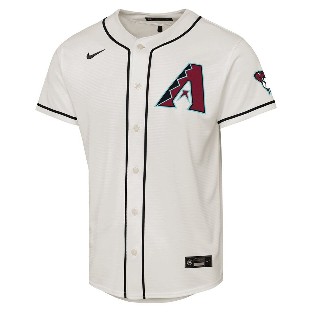 Arizona Diamondbacks Corbin Carroll Youth Home Stadium Jersey — Cream