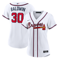 Atlanta Braves Drake Baldwin Women's Home Replica Jersey — White