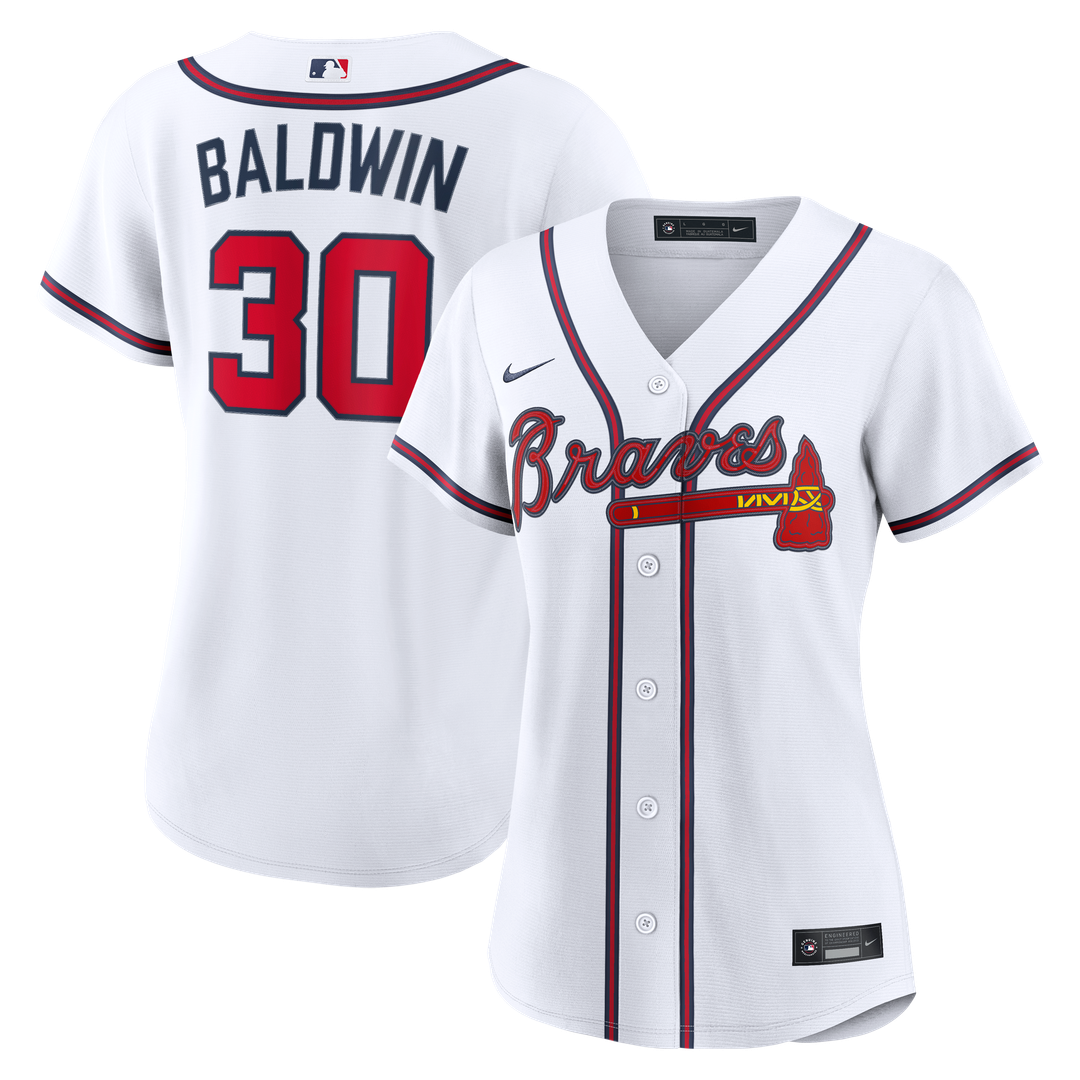 Atlanta Braves Drake Baldwin Women's Home Replica Jersey — White