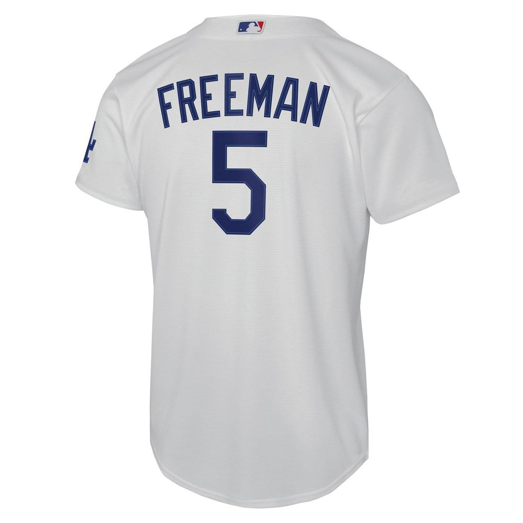 Los Angeles Dodgers Freddie Freeman Youth Home Stadium Jersey — White