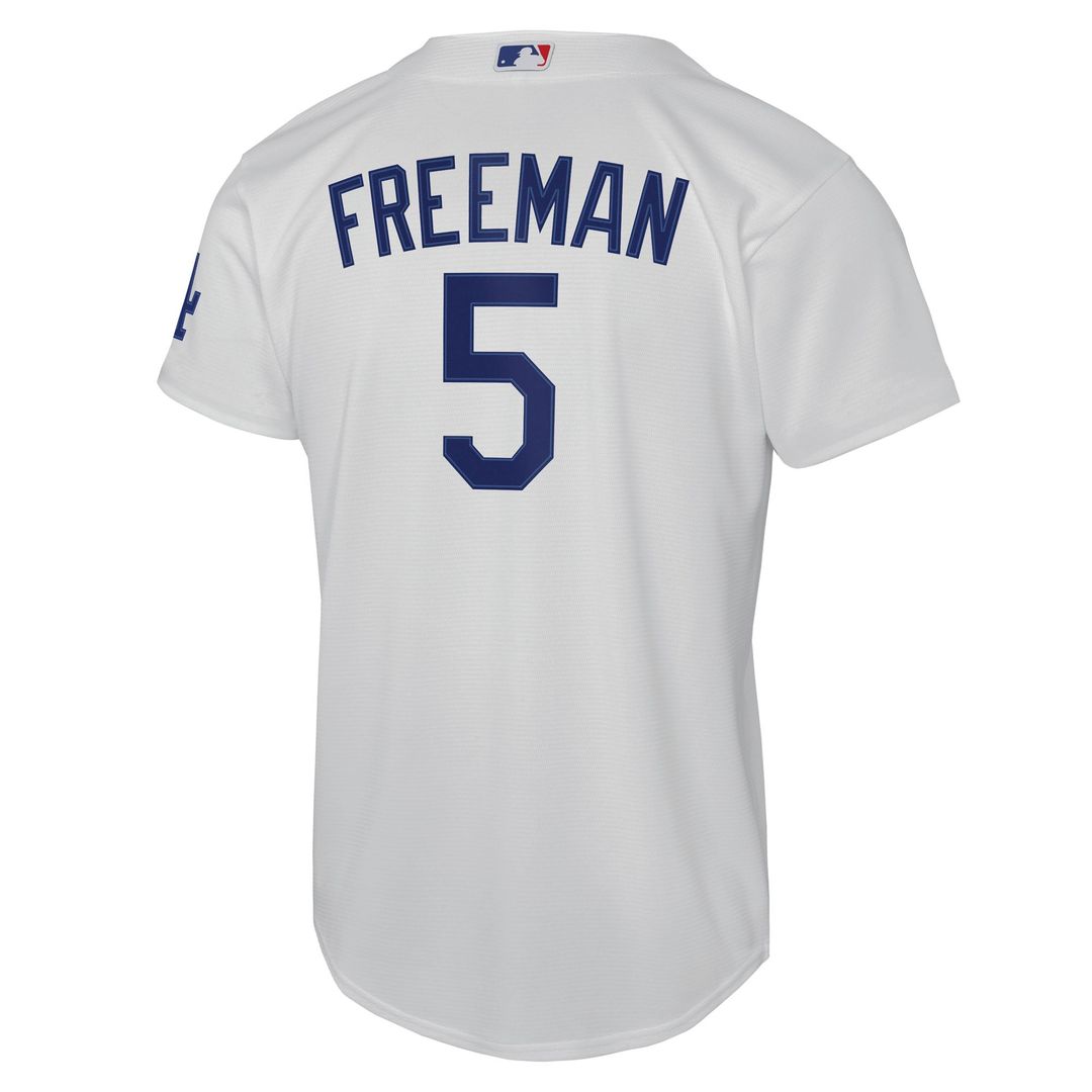 Los Angeles Dodgers Freddie Freeman Youth Home Stadium Jersey — White