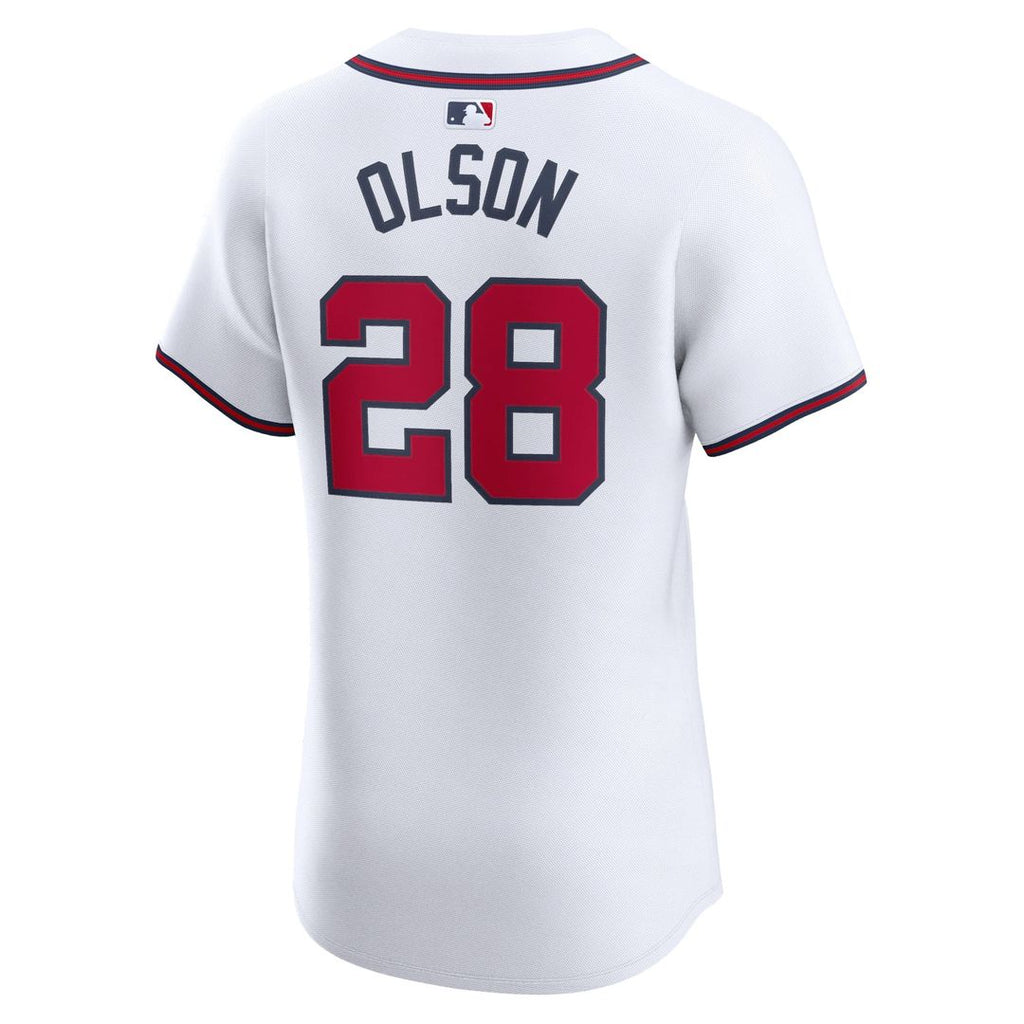 Atlanta Braves Matt Olson Home Elite Jersey — White