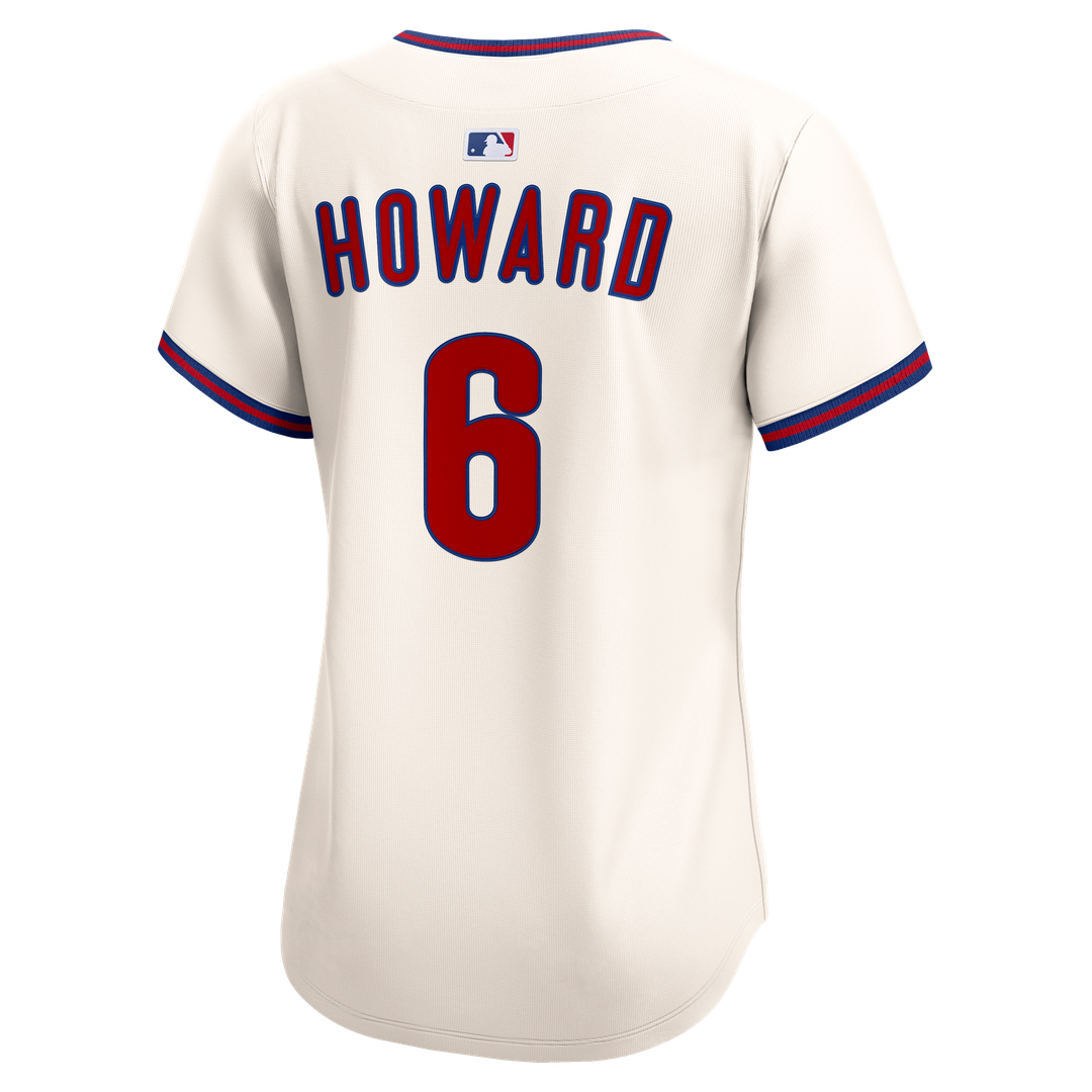 Philadelphia Phillies Ryan Howard Women's Limited Jersey — White