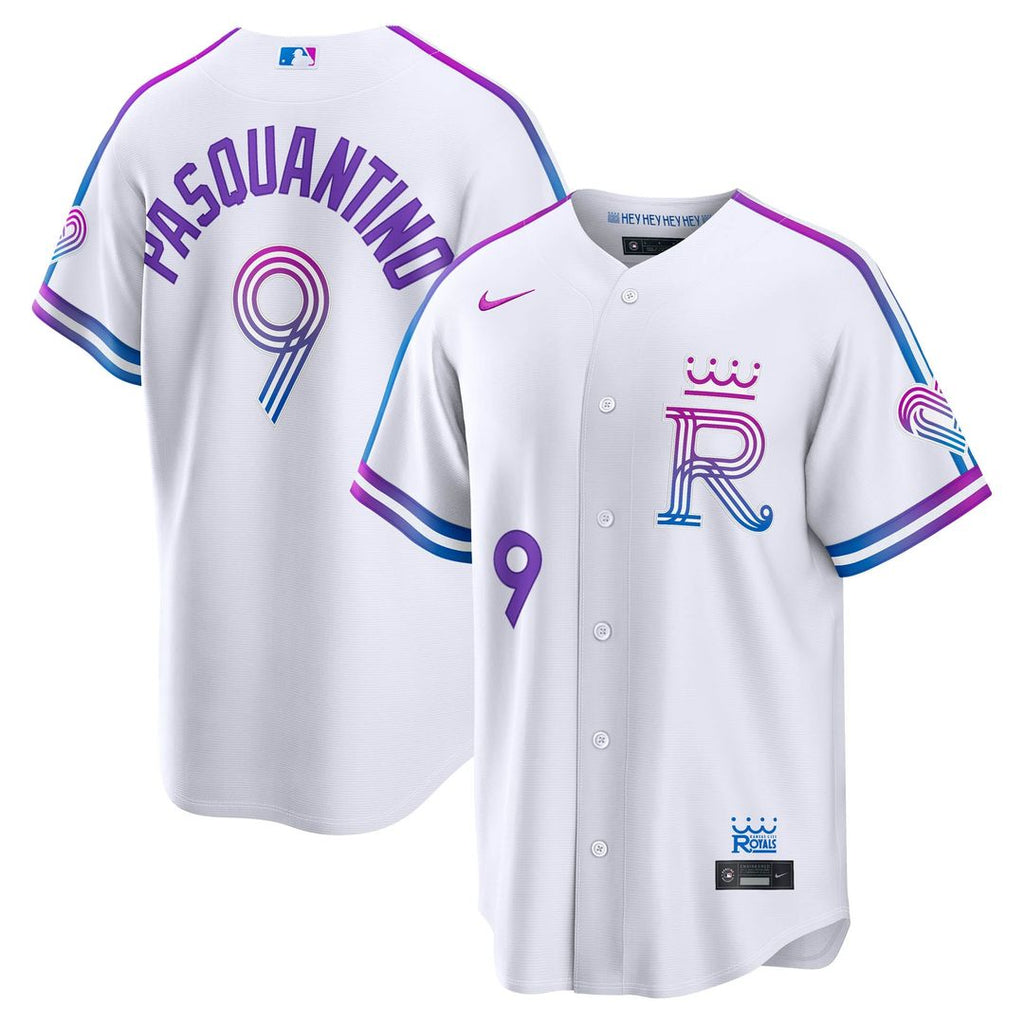 Kansas City Royals Vinnie Pasquantino 2026 City Connect Stadium Jersey — White