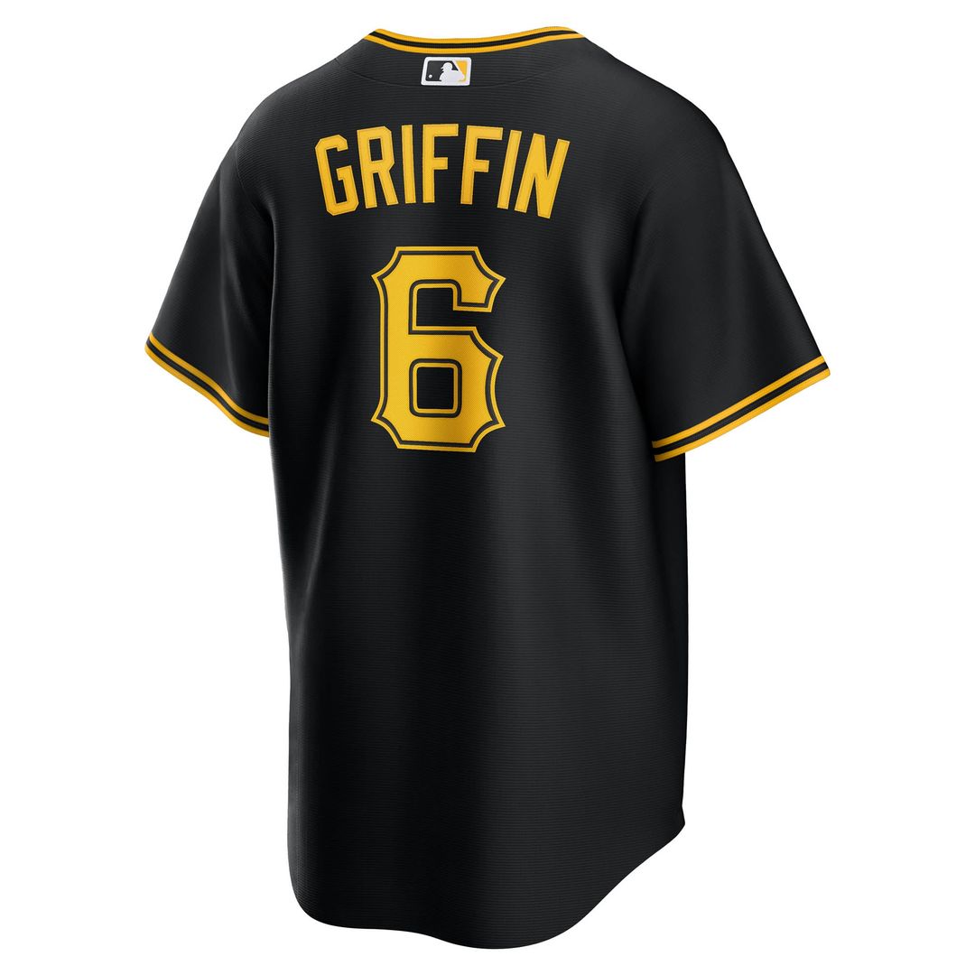 Pittsburgh Pirates Konnor Griffin Alternate Replica Jersey — Black