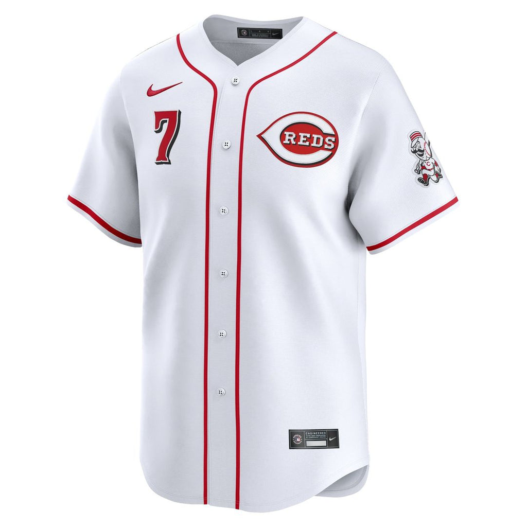 Cincinnati Reds Spencer Steer Home Limited Jersey — White