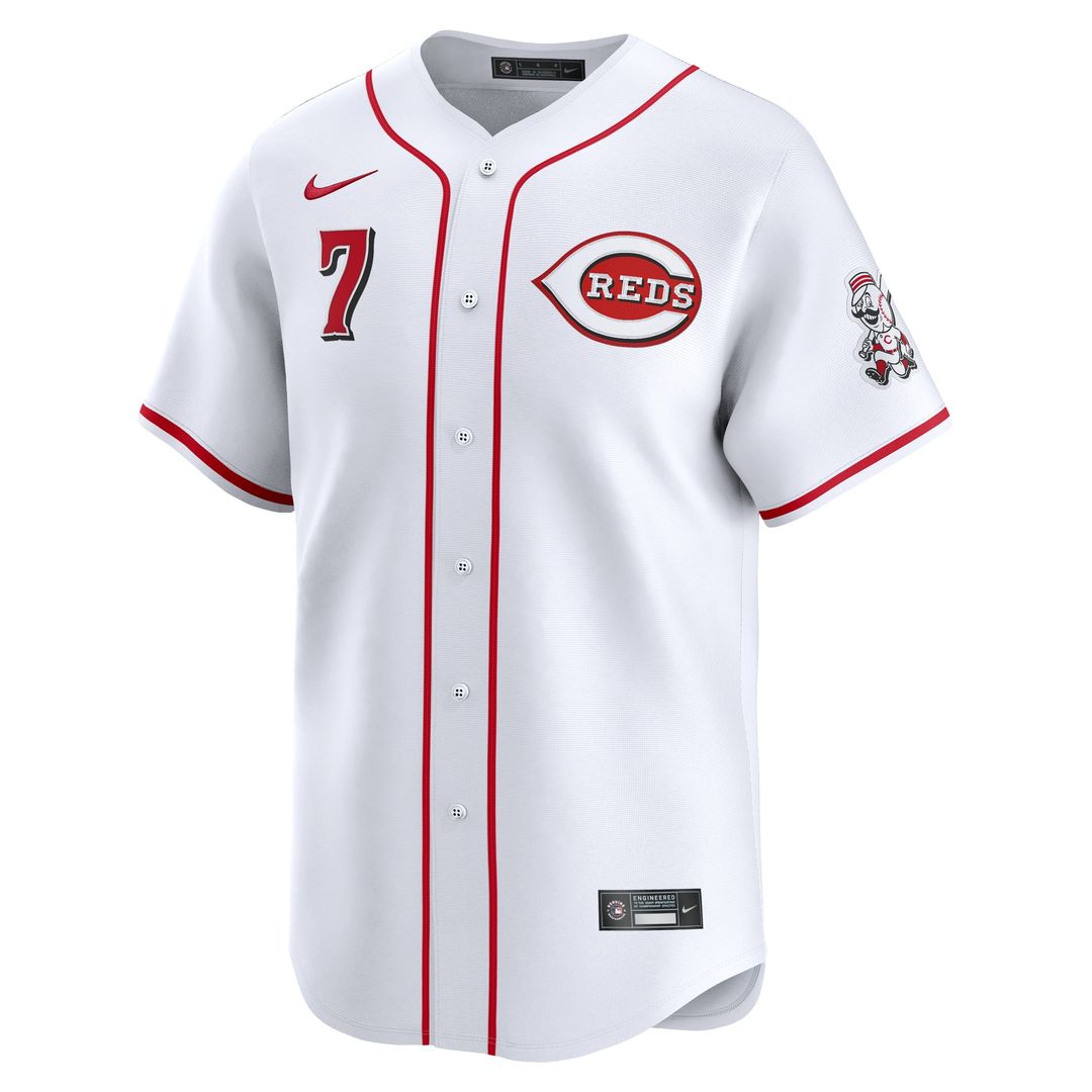 Cincinnati Reds Spencer Steer Home Limited Jersey — White