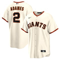 San Francisco Giants Willy Adames Home Replica Jersey — Cream