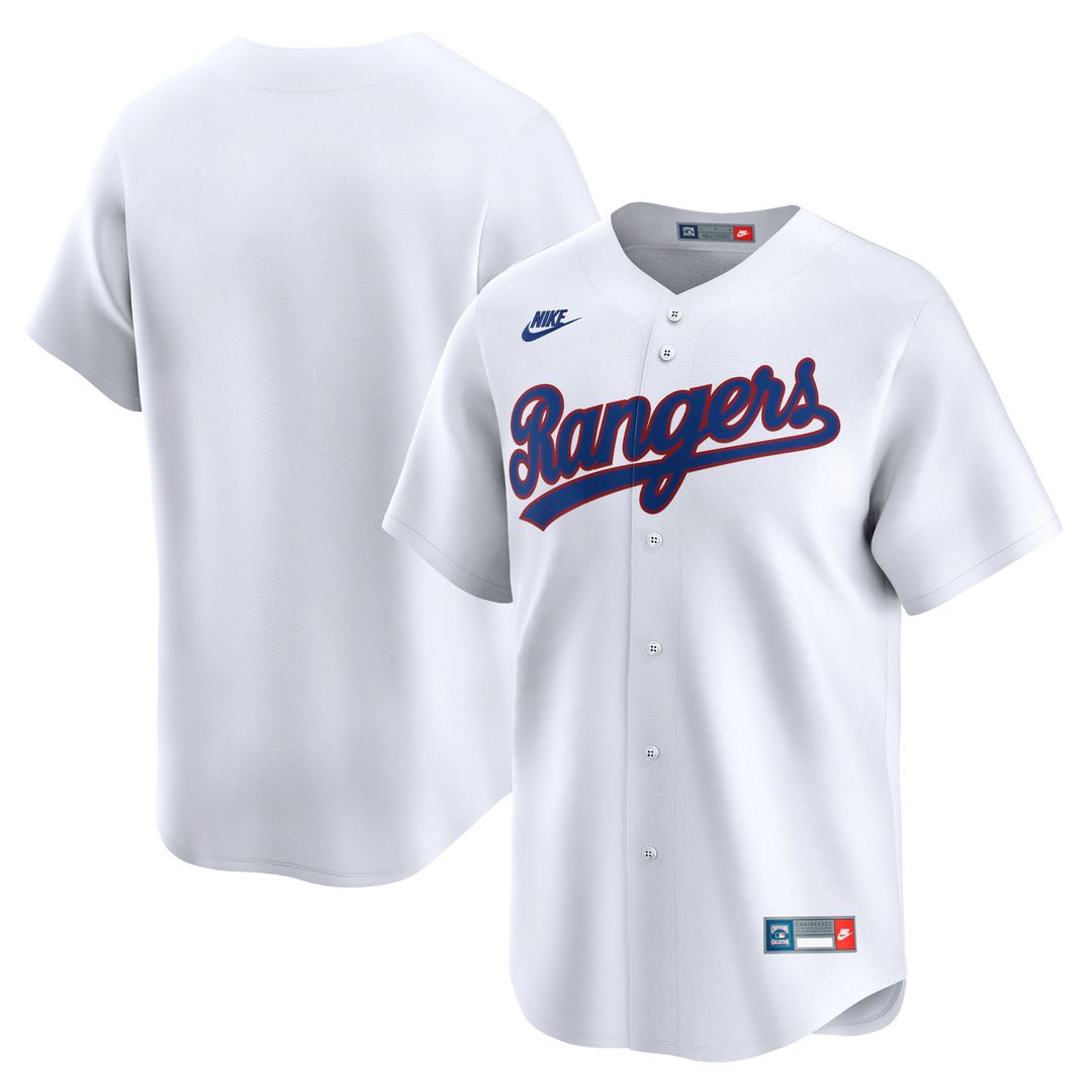 Texas Rangers Cooperstown Limited Jersey — White