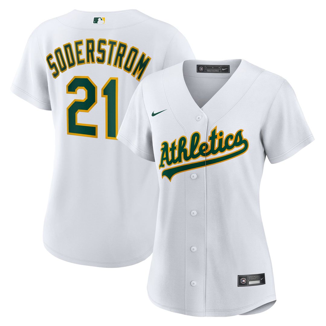 Athletics Tyler Soderstrom Women's Home Replica Jersey — White
