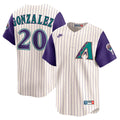 Arizona Diamondbacks Luis Gonzalez Throwback Cooperstown Limited Jersey — Cream
