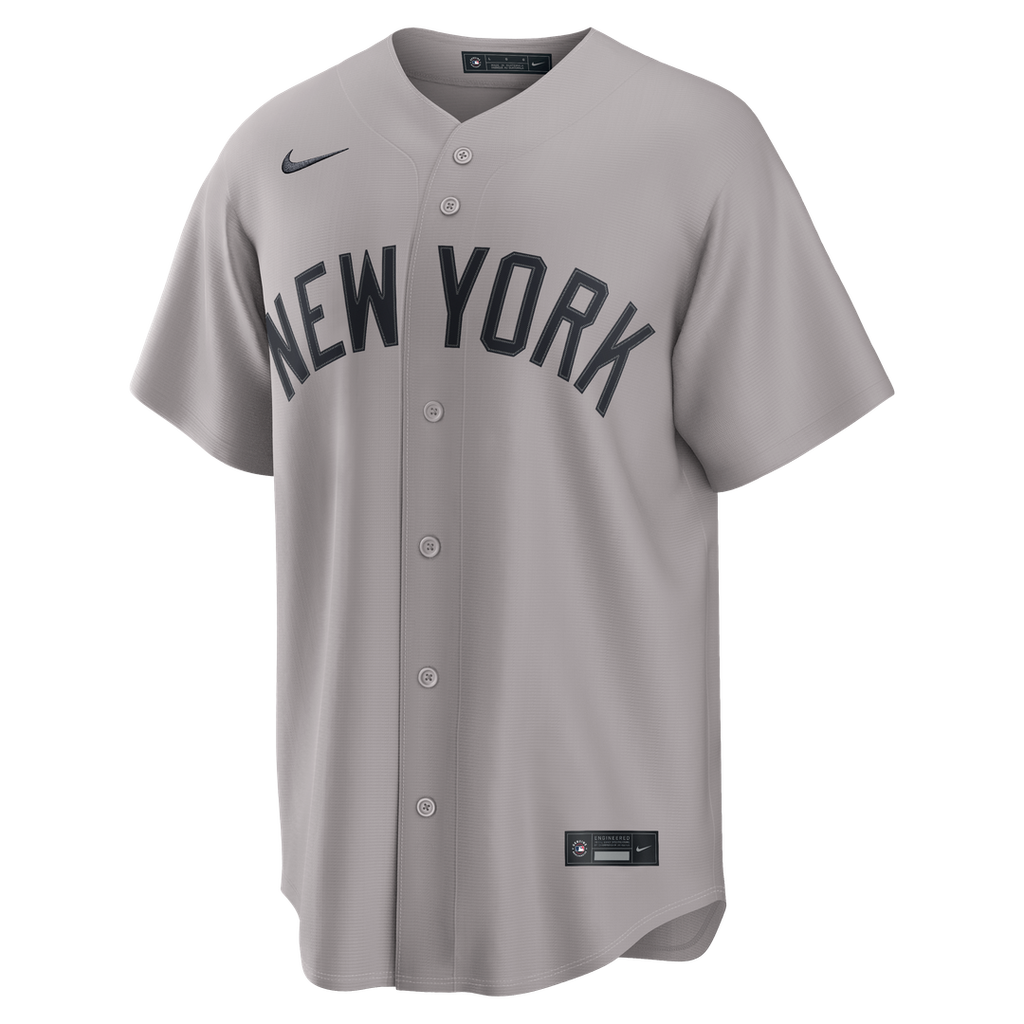 New York Yankees Jazz Chisholm Jr. Road Replica Jersey — Gray