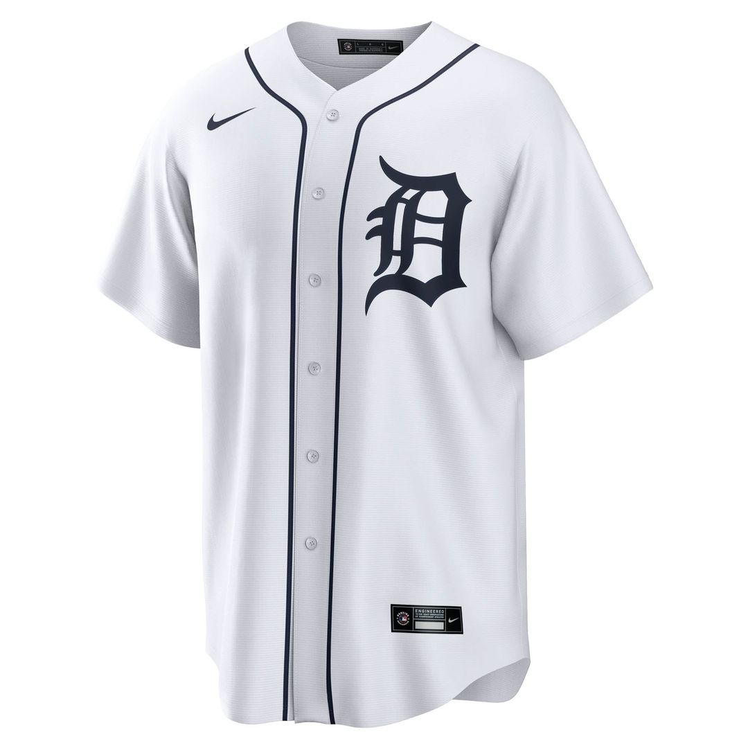 Detroit Tigers Wenceel Pérez Home Replica Jersey — White