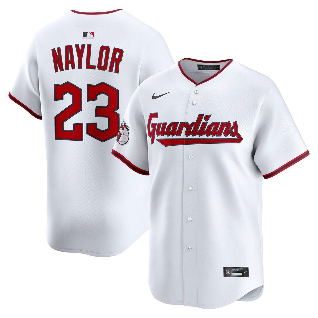 Cleveland Guardians Bo Naylor Home Limited Jersey — White
