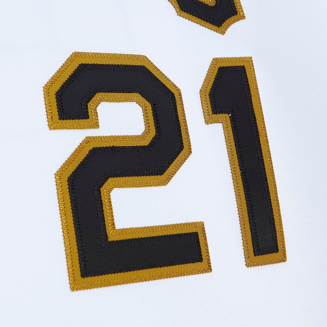 Pittsburgh Pirates Roberto Clemente Cooperstown Authentic Jersey — White