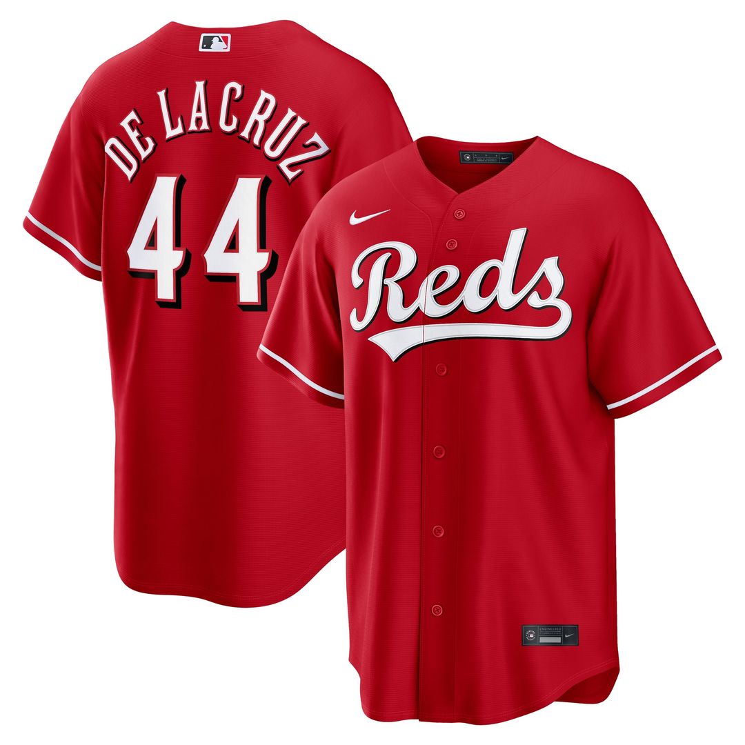 Cincinnati Reds Elly De La Cruz Alternate Replica Jersey — Red