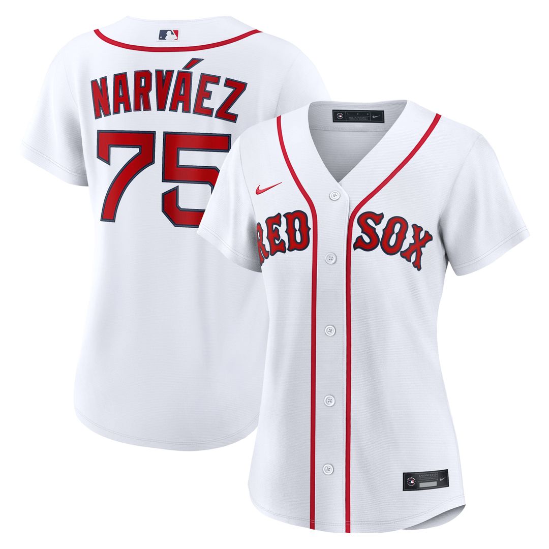Boston Red Sox Carlos Narváez Women's Home Replica Jersey — White