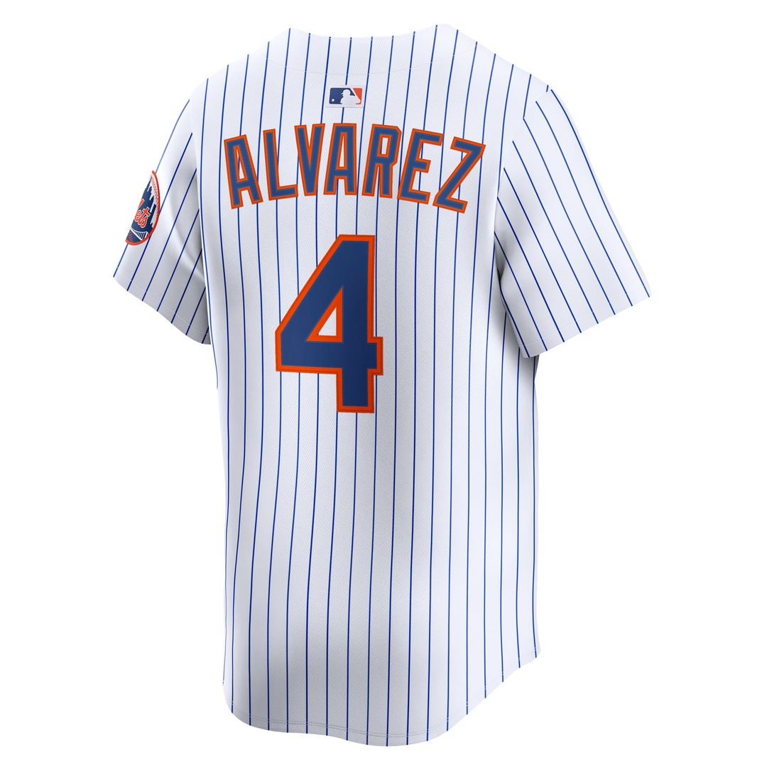 New York Mets Francisco Alvarez Home Limited Jersey — White