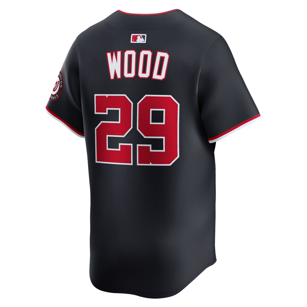 Washington Nationals James Wood Alternate Limited Jersey — Navy
